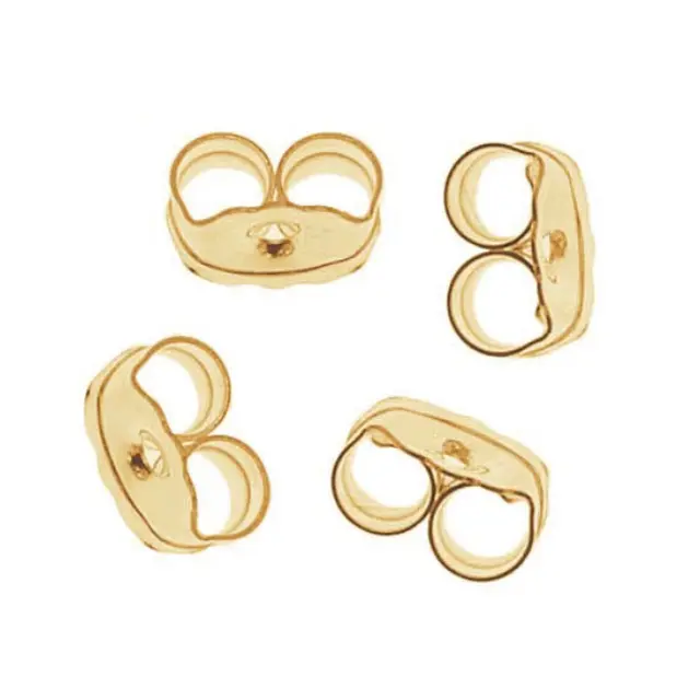 Κούμπωμα Ασφαλείας Gold Filled 14K Premium για Σκουλαρίκια - 5mm - 4τεμ