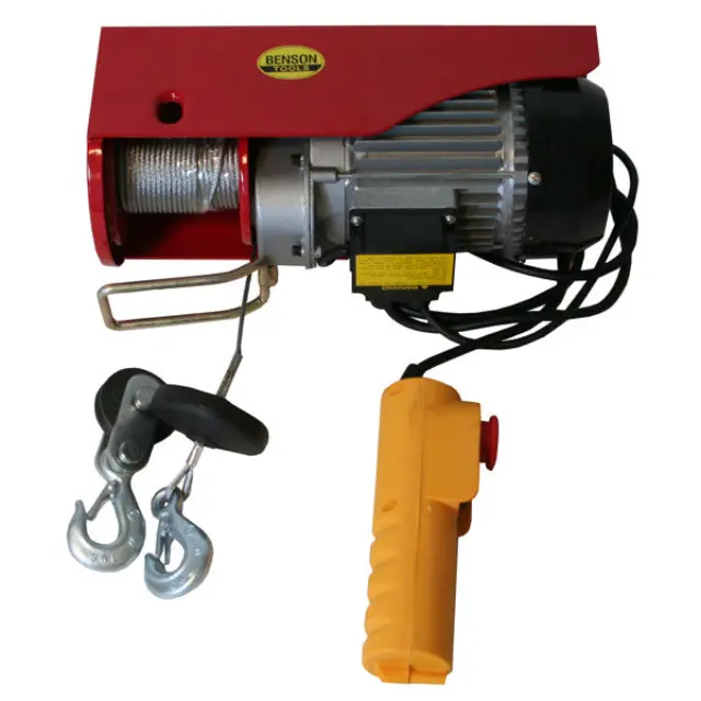 Hoisting gear 250-500 kg 12 m cable 780W