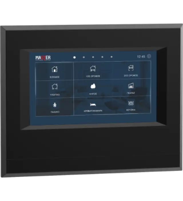 SD-LCD/B ΧΕΙΡΙΣΤΗΡΙΟ TOUCH 7" (ETHERNET /Wi-Fi) ΜΑΥΡΟ MASTER ELECTRIC