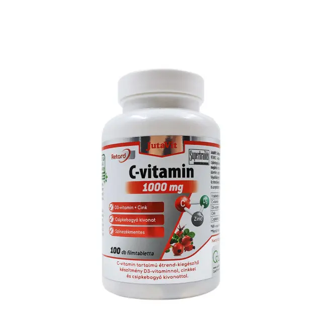 JutaVit Vitamin C 1000 mg + D3 + Zinc tablet 100 Tablets