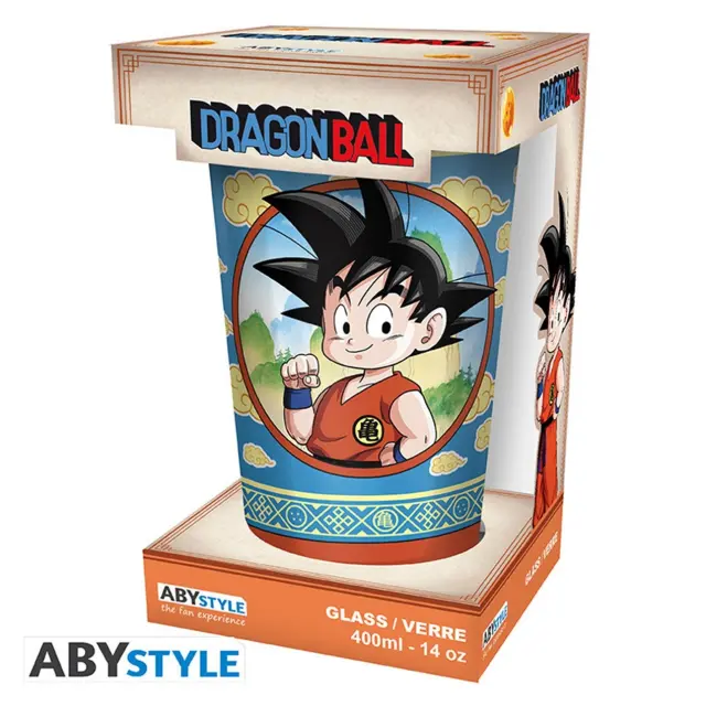 Ποτήρι γυάλινο DRAGON BALL - Large Glass - 400ml -Goku & the Flying Nimbus ABYVER312 3