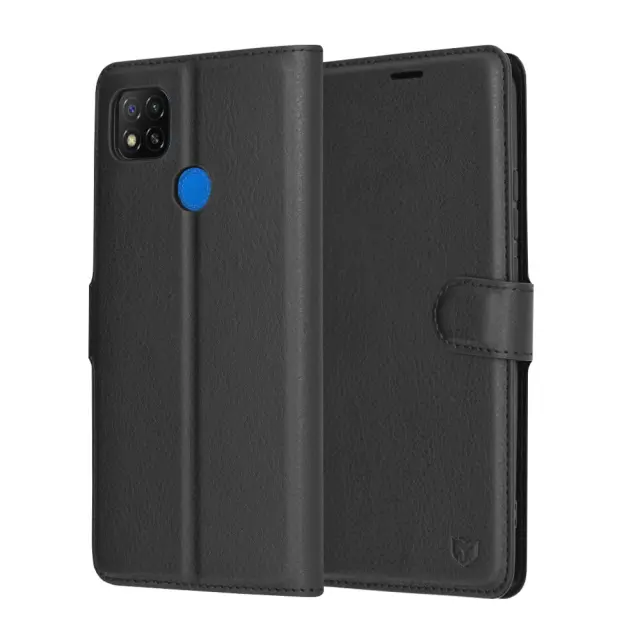 Techsuit® Leather Folio για Xiaomi Redmi 9C- Black.