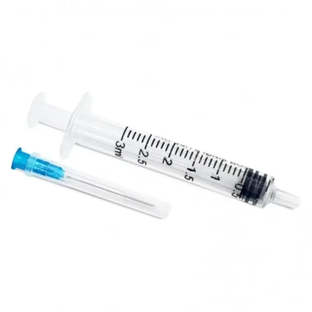 Σύριγγες 3 Μερών (3P) 3 ml με Αποσπώμενη Βελόνα 23G, Luer Slip, Serix (100 τεμ.) 2