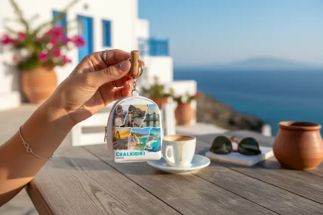Πορτοφόλι Souvenir μπρελόκ mini - Σετ 10pcs - PVC - Chalkidiki - 7*9*4.5cm - 871781 3