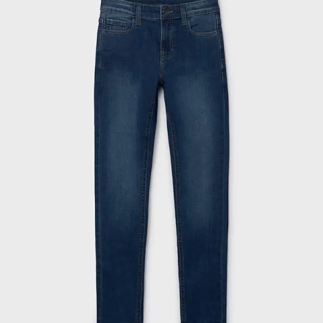 Junior 10 έως 18 ετών Παντελόνι τζιν slim fit βασικό τζιν σκούρο - 16Ε