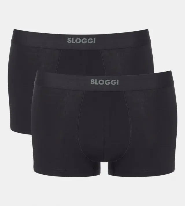 Sloggi Men Μπόξερ Ever Ease Hipster Μαύρο 2-Pack 2