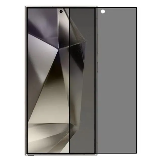 Privacy Tempered Glass για Samsung Galaxy S25 Ultra- Black OEM
