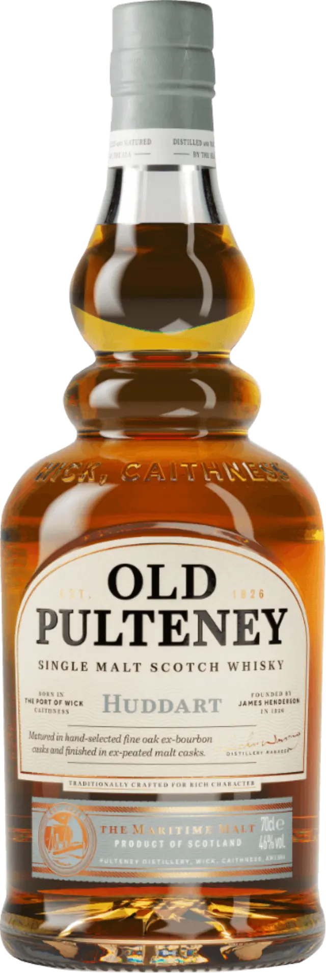 OLD PULTENEY HUDDART SINGLE MALT WHISKY 700ML