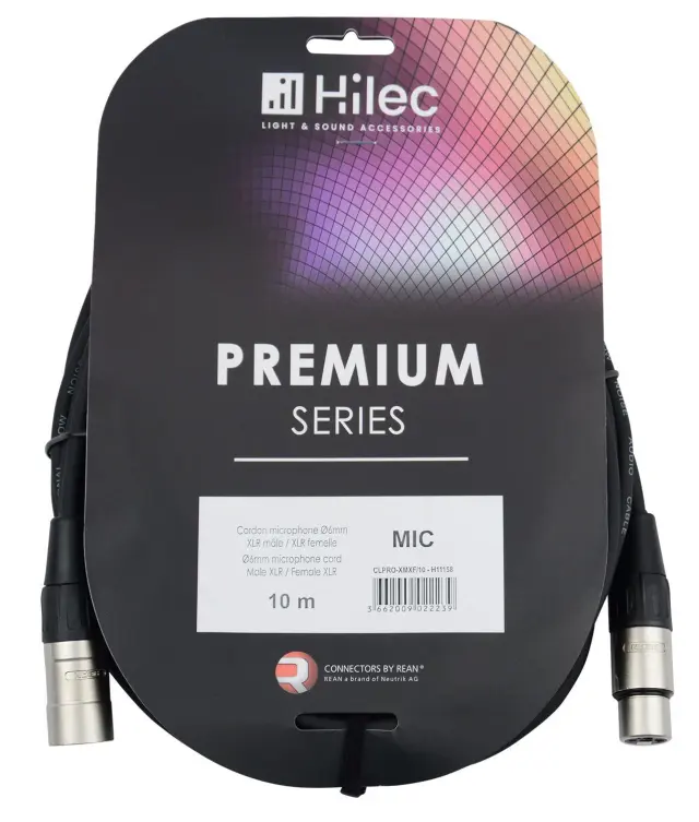 HILEC CLPRO-XMXF/10 ΚΑΛΩΔΙΟ ΜΙΚΡΟΦΩΝΟΥ ΜΗΚΟΥΣ 10m