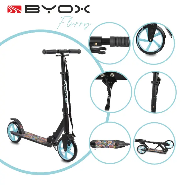 BYOX - Scooter Flurry blue - 3800146226749