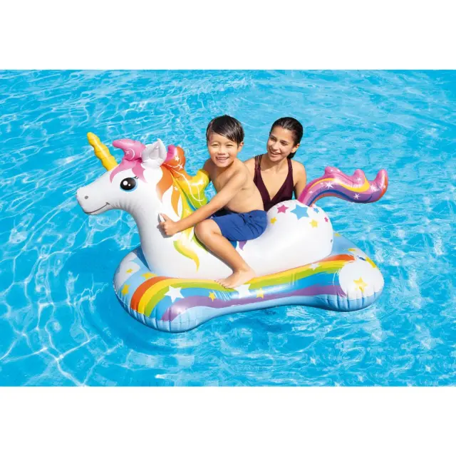 INTEX Φουσκωτό Μονόκερος Unicorn Ride-On 2