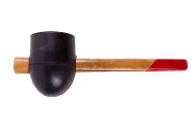 Hammer rubber ø90 mm round wood handle