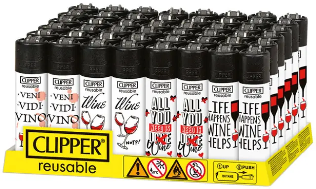 Clipper Αναπτήρας Μεγάλος - Wine 2
