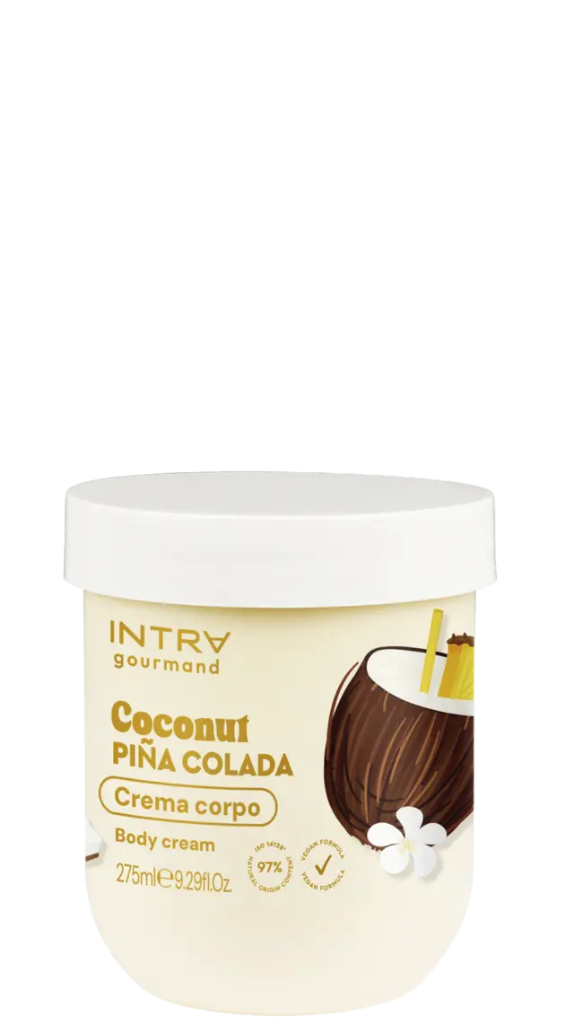 Intra Gourmand Coconut Piña Colada Ενυδατική Κρέμα Σώματος με Άρωμα Καρύδας, 275ml