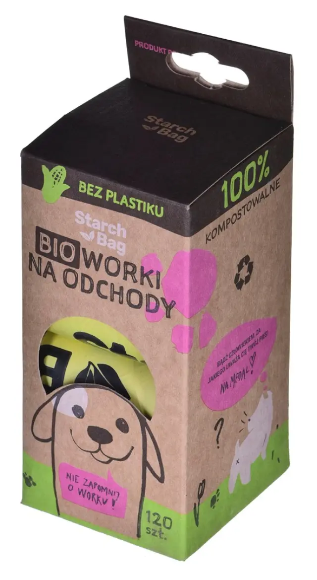 STARCH BAG - Dog poop bags - 8 x 15