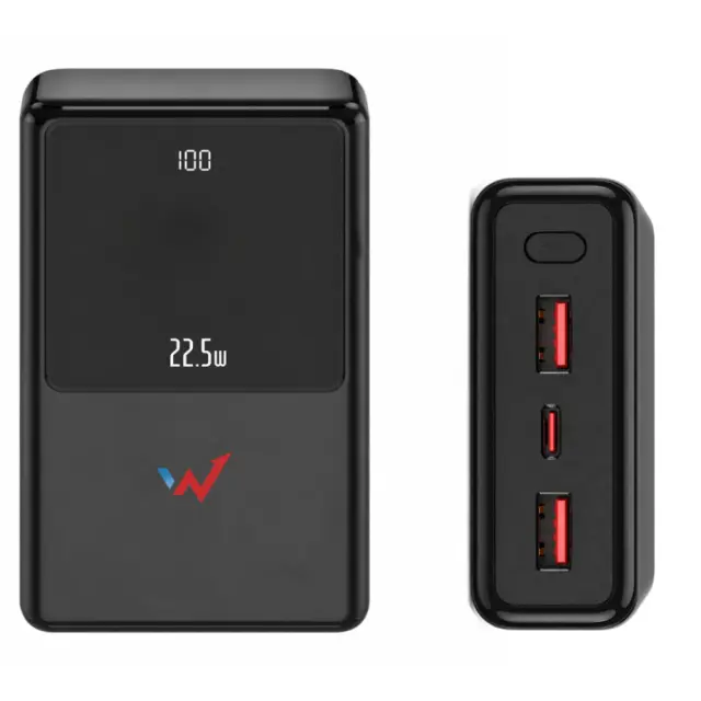 Power Bank Wonder WX27D 27000mAh Fast Charge PD 22.5W 1xUSB-C και 2xUSB-A με LED Ένδειξη Φόρτισης