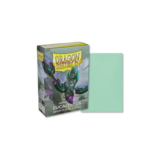 Dragon Shield Japanese size Dual Matte Sleeves - Eucalyptus 'Lehel' (60 Sleeves) 2