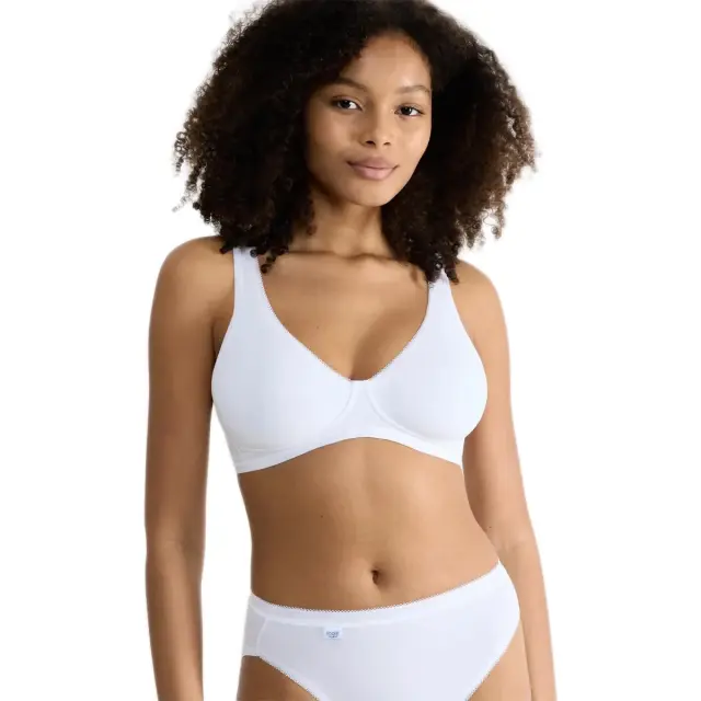 Sloggi Γυναικείο Σουτιέν Basic+ Soft, Χρώμα Λευκό 2