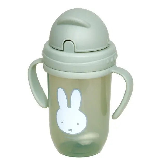 Παγούρι με Χερούλια και Καλαμάκι 260ml Miffy Green KOKO 3