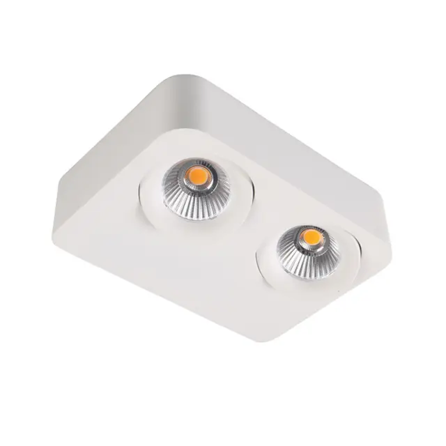 Anto Φωτιστικό οροφής LED 16W 4000K 18x13.1cm κινητό λευκό Άσπρο