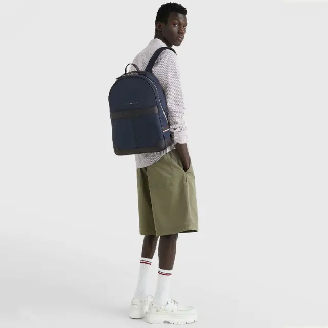 Tommy Hilfiger - Ανδρικό Σακίδιο Elevated Nylon Backpack AM0AM10939-DW6 Μπλε 2