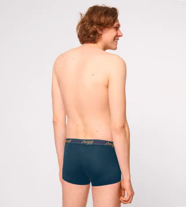 Sloggi Men Μποξεράκια Start Hipster Συνδυασμός Μπλε Μελανζέ 2-Pack 3