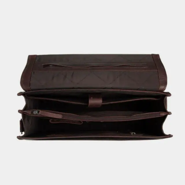 Δερματινος χαρτοφύλακας chesterfield C40.1096 01 Καφέ - ONESIZE 3