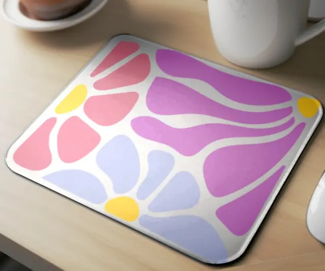 Mousepad ( flowers 70s , design-09 ) Διαστάσεις: 23cm(μήκος) x 20cm (ύψος) 2