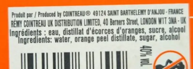 Cointreau Liqueur Μινιατούρα 50 ml 2