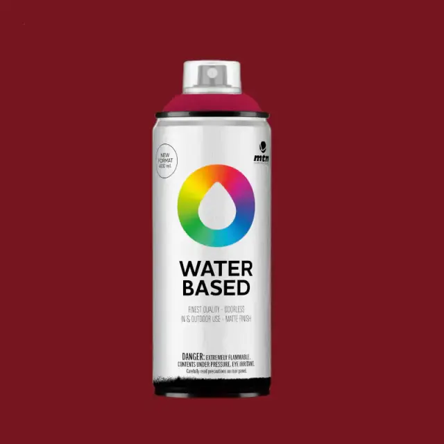MTN Waterbased Spray Paint 400ml WB4 RV-3004 Bordeaux Red