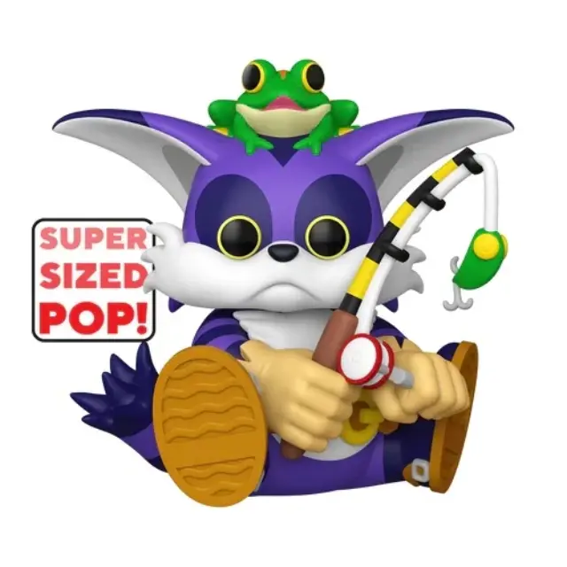 Funko Pop! Super: Sonic The Hedgehog - Big (The Cat with Froggy) #1058 Figure 3