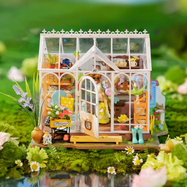 Robotime DIY Miniature House Dreamy Garden House DG163 2