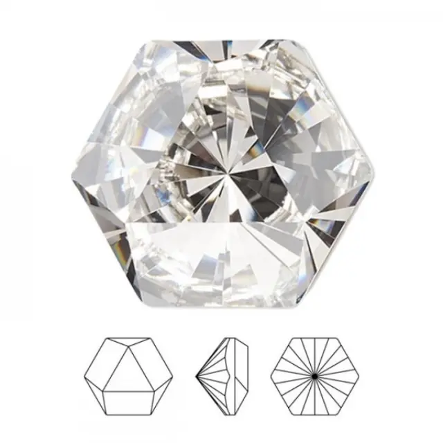 Swarovski 4699 Kaleidoscope Hexagon Fancy Stone Crystal 14x16mm - 1τεμ