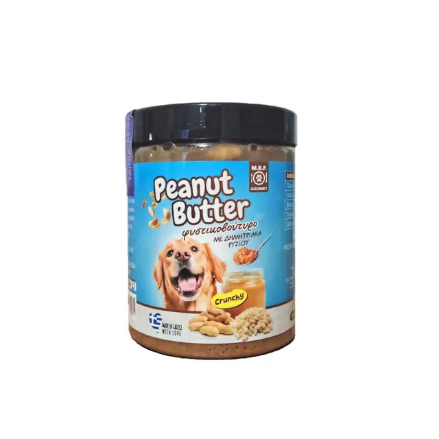 M.B.F Gourmet Φυστικοβούτυρο με Δημητριακά Ρυζιού 300gr Μονόχρωμο