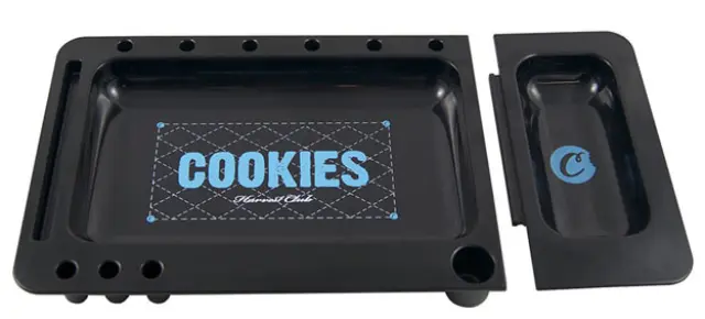 Cookies Rolling Tray Δίσκος Πλαστικός Μαύρο (31x17cm) 2