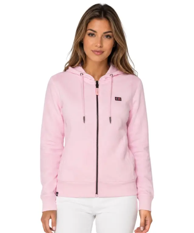 Norway Nautical School - Γυναικεία Ζακέτα Φούτερ 852411-PINK Ροζ