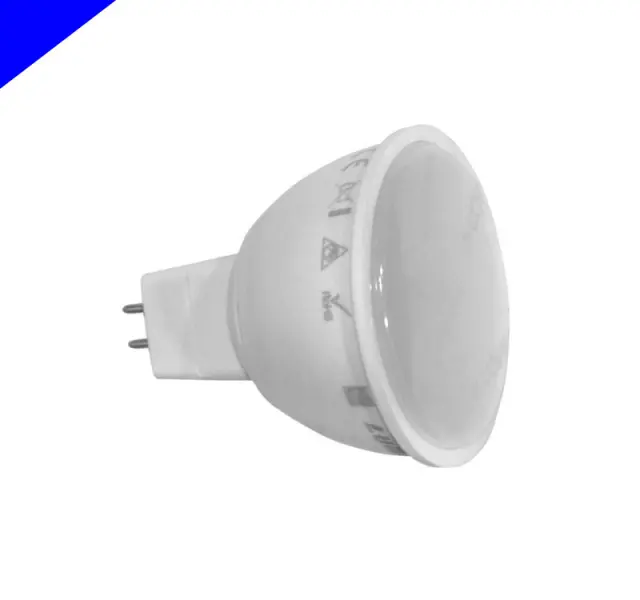 LED SMD MR16 5W 12VAC/DC 105° ΜΠΛΕ