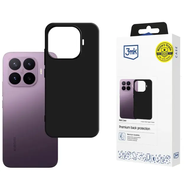 3mk® Matt Θήκη για Xiaomi 17T Pro- Black.