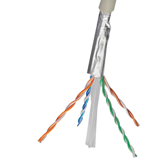 EUROLAMP ΚΑΛΩΔΙΟ FTP CAT-6e 23AWG 4Χ2Χ0.574 ΧΑΛΚΟΥ