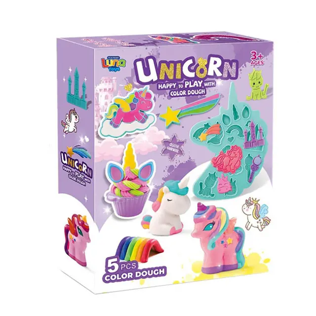 Luna Πλαστοζυμαράκια Unicorn - Σετ 5 Χρώματα (000623273)