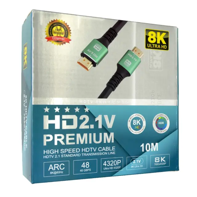 Καλώδιο Jasper HDMI 2.1 8K Ultra HD CCA 4320p HDR 48Gbps 10m 2