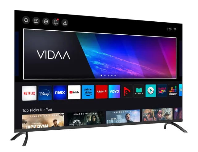 Smart TV 65'' Horizon 65HL5530U/C - Ανάλυση 4Κ Ultra HD - Dolby Digital Plus - WiFi, 4x HDMI, 3x USB - Δέκτες DVB-T2, DVB-S2, DVB-C 65HL5530U/C