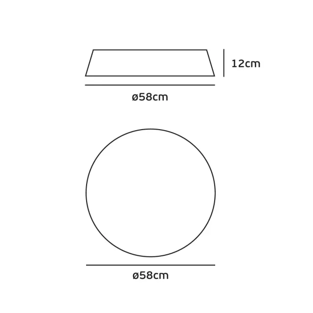 Albie 04253CE/B/W/58 Φωτιστικό LED οροφής μαύρο 3