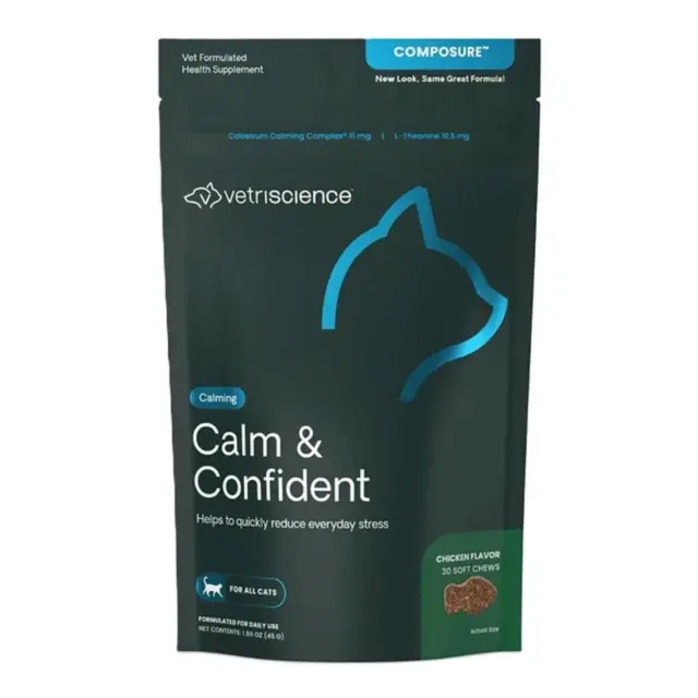 Calm & Confident Feline Chicken & Trout 30 Λιχουδιές 30 τμχ