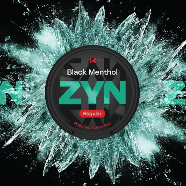 ZYN Nicotine Pouches Black Menthol (14mg)