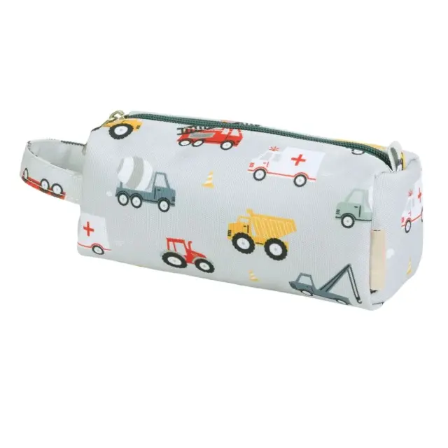 A Little Lovely Company Κασετίνα Βαρελάκι Vehicles PEVEBU16