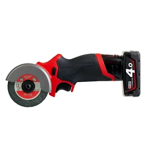 Milwaukee 4933464619 - Κόφτης Πολλαπλών Υλικών Μπαταρίας M12 FUEL™ FCOT-422X με 1 Μπαταρία 4.0 (1x 4.0) + 1 Μπαταρία 2.0 (1x 2.0) + Φορτιστή σε Βαλίτσα Μεταφοράς