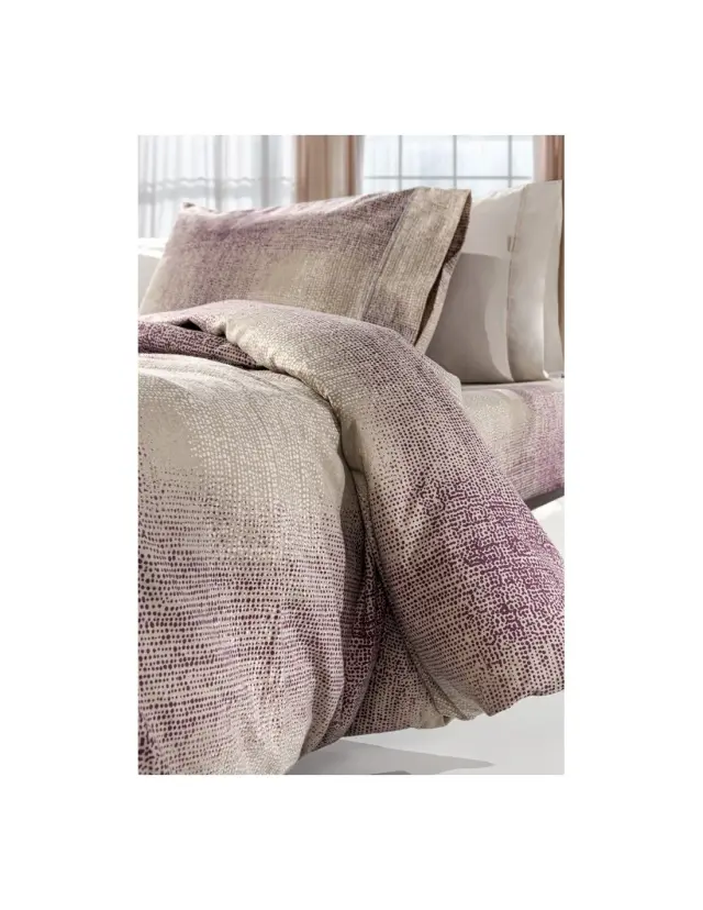 Σετ Σεντόνια Φανελένια Μονά 3 Τεμαχίων Guy Laroche Joel Aubergine 170x265 3