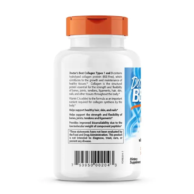Doctor's Best Collagen Types 1 and 3 + Vitamin C 1000 mg 3