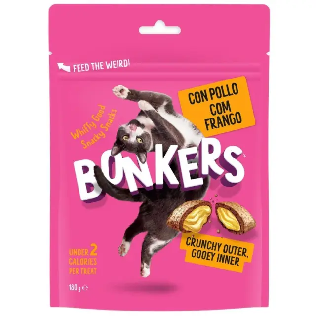 Bonkers Τραγανή Λιχουδιά με Κοτόπουλο 180gr Μονόχρωμο